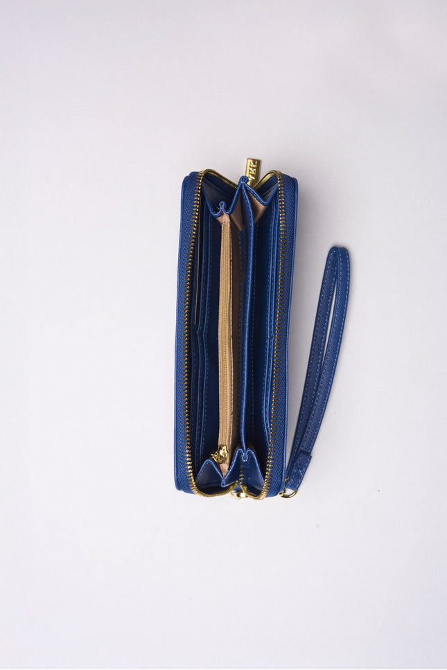 Cartera Barcelona Bifold grande con cierre zip around
