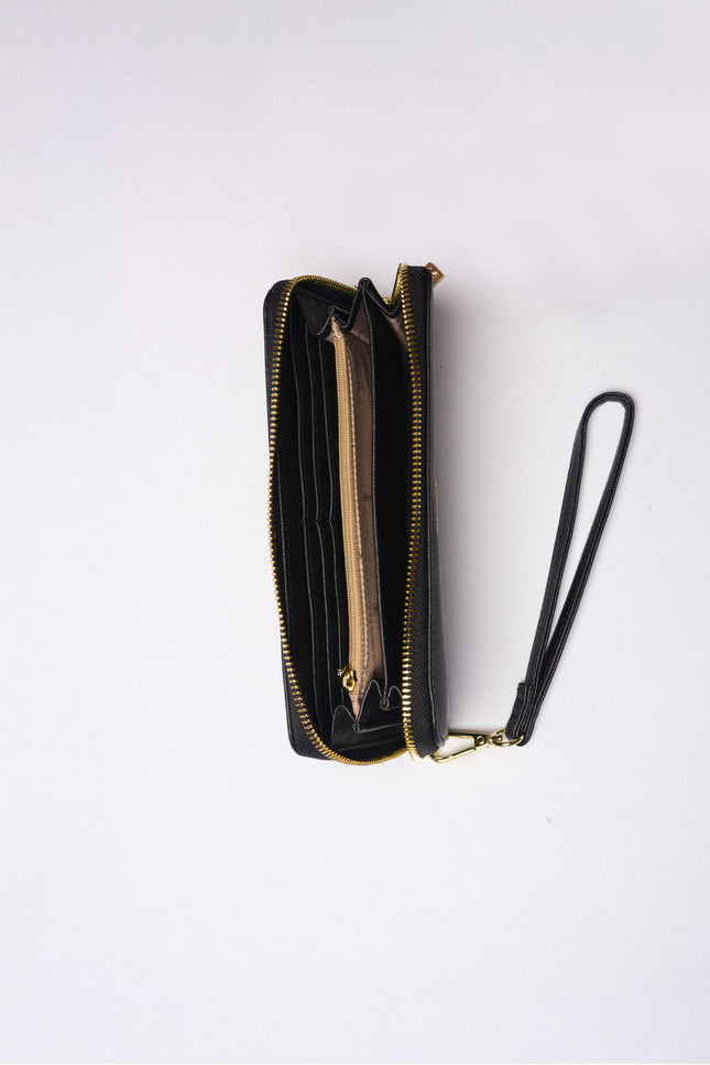 Cartera Barcelona Bifold grande con cierre zip around