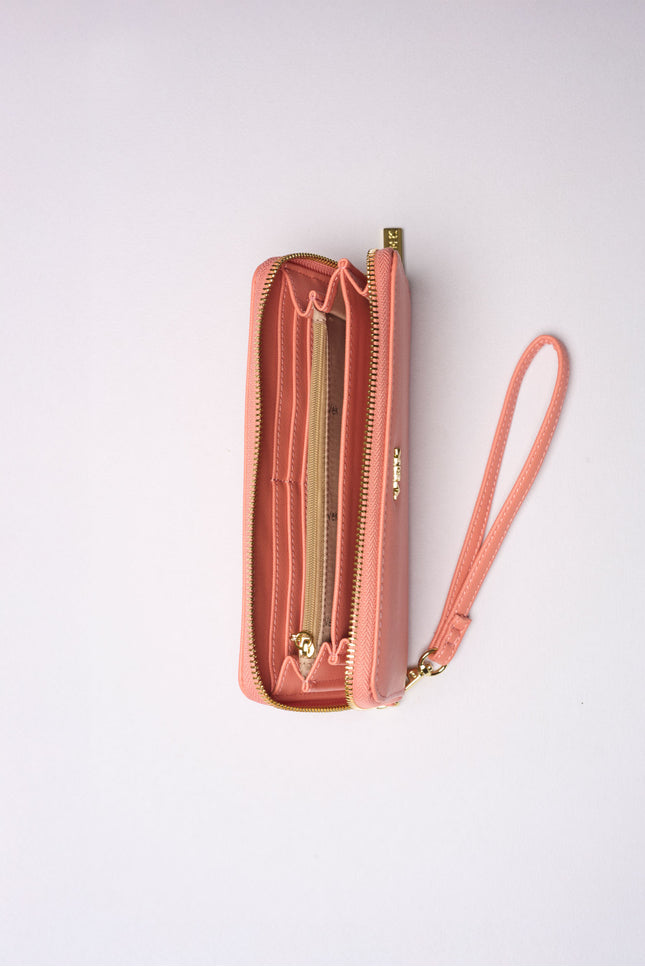 Cartera Barcelona Bifold grande con cierre zip around
