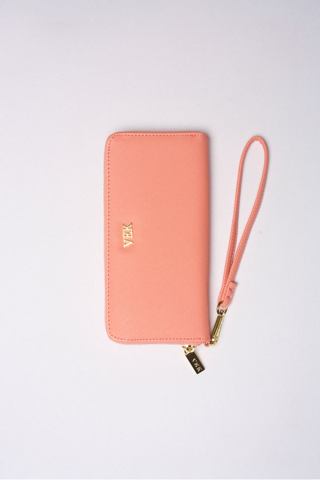 Cartera Barcelona Bifold grande con cierre zip around