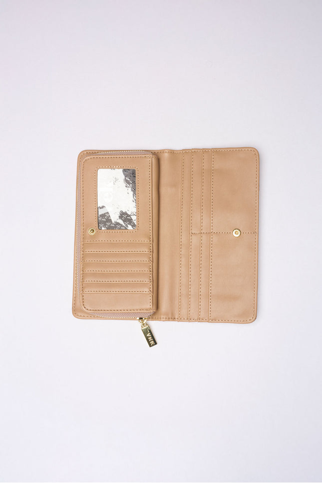 Cartera Lisboa grande doble compartimiento sistema zip around