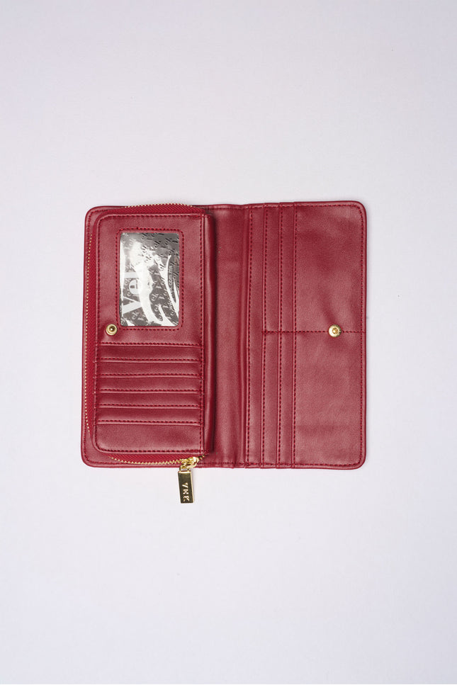 Cartera Lisboa grande doble compartimiento sistema zip around