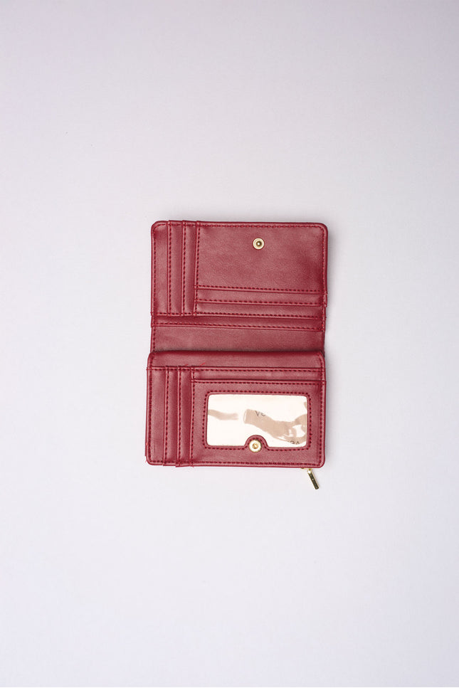 Cartera Lisboa chica division para tarjetas porta monedas con cierre
