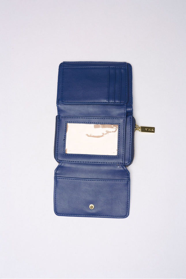 Cartera Lisboa chica tres divisiones para tarjetas