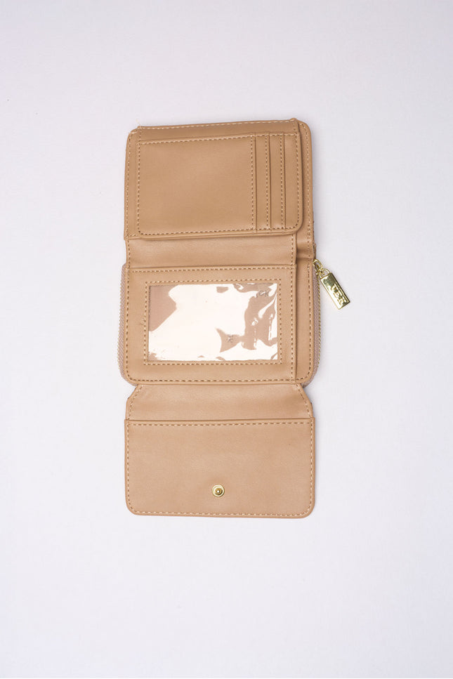 Cartera Lisboa chica tres divisiones para tarjetas