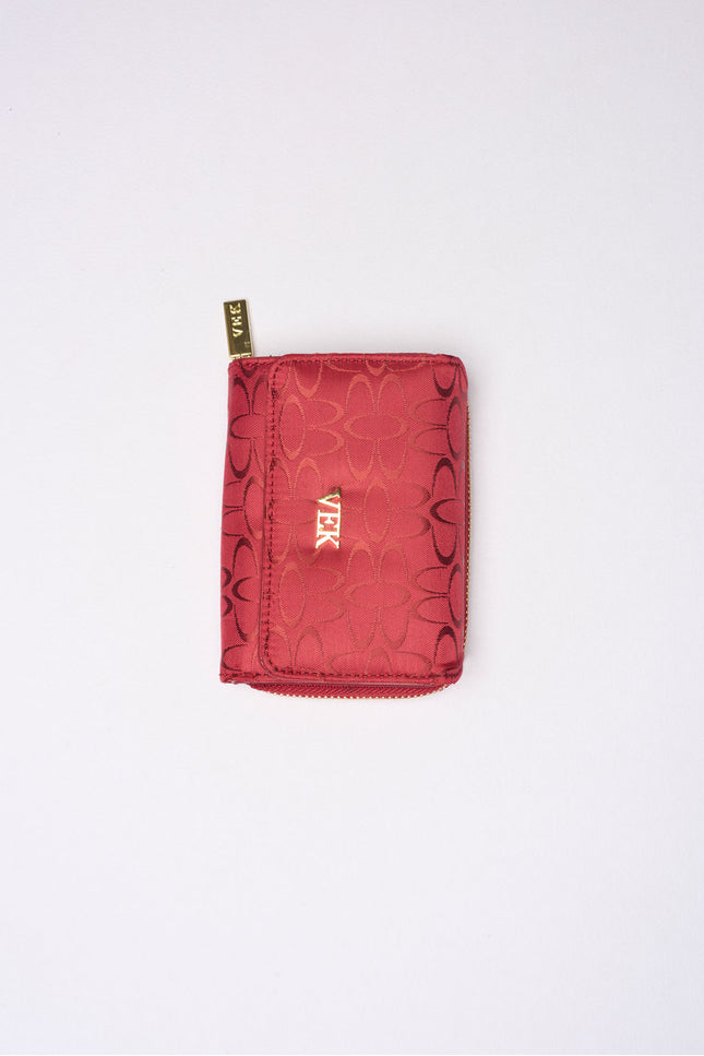 Cartera Lisboa chica tres divisiones para tarjetas