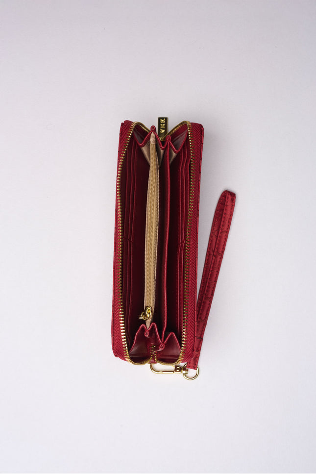 Cartera Lisboa grande con cierre zip around
